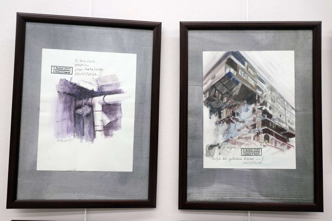 Depremin Acısı Tuvale Yansıdı: “Unutma” Sergisi 04.17’de Açıldı 1